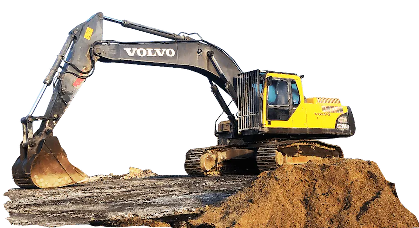Багер Volvo с Кофа
